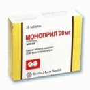 Моноприл, табл. 20 мг №28