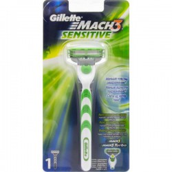 Станок для бритья, Gillette (Жиллет) мак 3 сенситив + 1 кассета