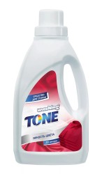 Средство для стирки жидкое, Washing Tone (Вошинг Тон) 1000 мл Яркость цвета гель флакон с боковой ручкой