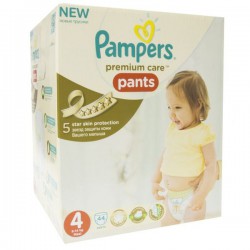 Подгузники-трусики, Pampers (Памперс) 9-14 кг 44 шт премиум кеа макси пэнтс